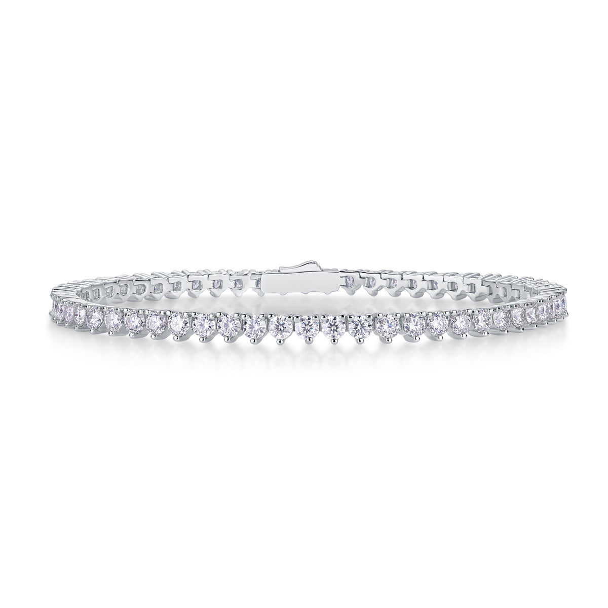 Silver Moissanite Bracelet