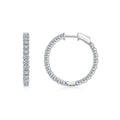 A Luxurious And Fashionable Ring Earring Set Featuring Top-quality Moissanite Stones, Made Of S925 Silver Electroplated With Platinum.