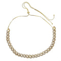 8mm Wide Cuban Chain Necklace Zircon Choker