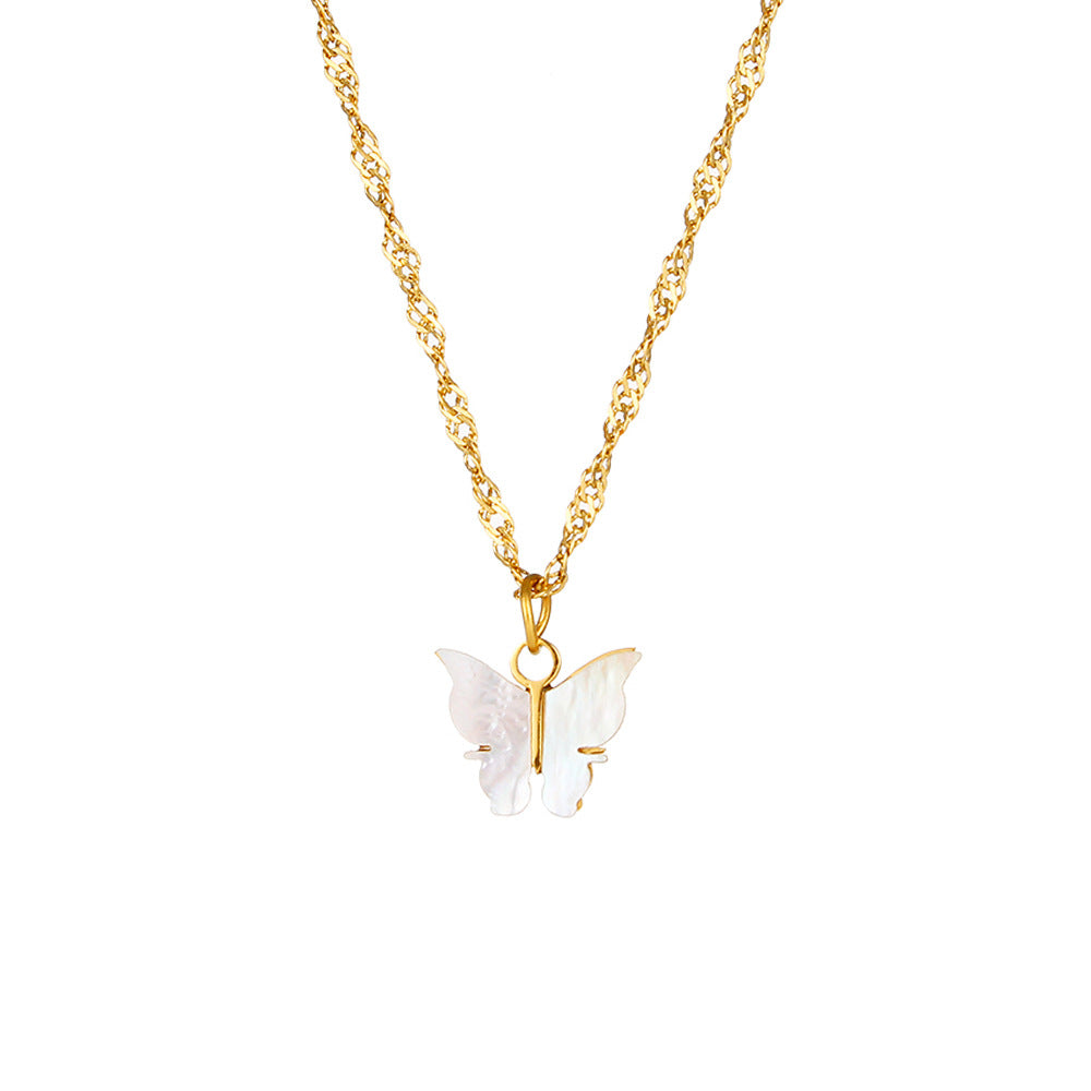 Butterfly Earring And Necklace
