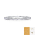 Silver Moissanite Bracelet