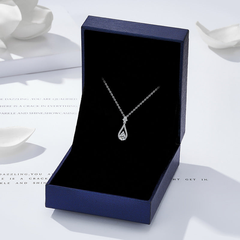 Waterdrop Necklace In S925 Sterling Silver With A Niche Design