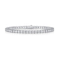 Sterling Silver D Color Moissanite Tennis Bracelet