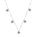 Classic S925 Sterling Silver Moissanite Necklace