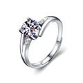 925 Silver Ring Moissanite Silver Women's Ring