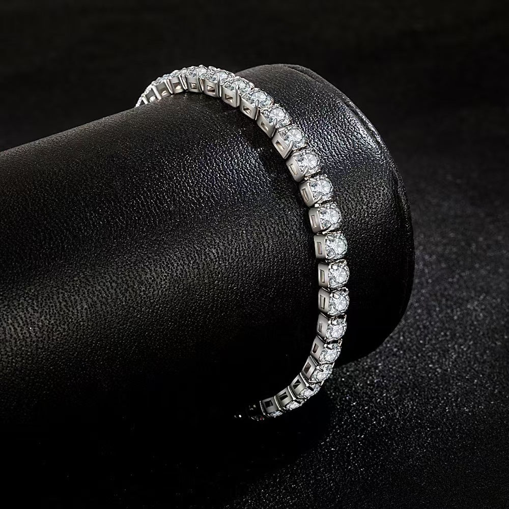 Tennis Zircon Crystal Bracelet