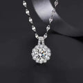 925 Sterling Silver Zircon Necklace