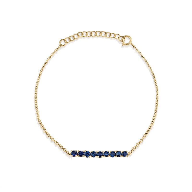 All-match Geometric Tennis Chain Colorful Zircon Bracelet