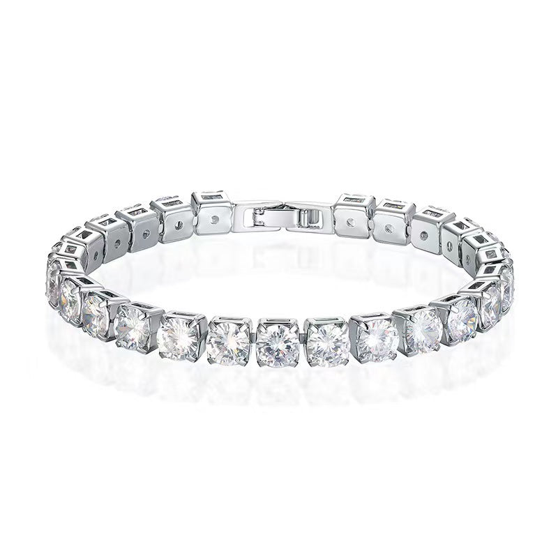 Tennis Zircon Crystal Bracelet