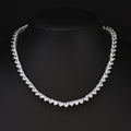 Heart Zircon Tennis Chain Necklace