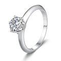 S925 Sterling Silver Moissanite Ring