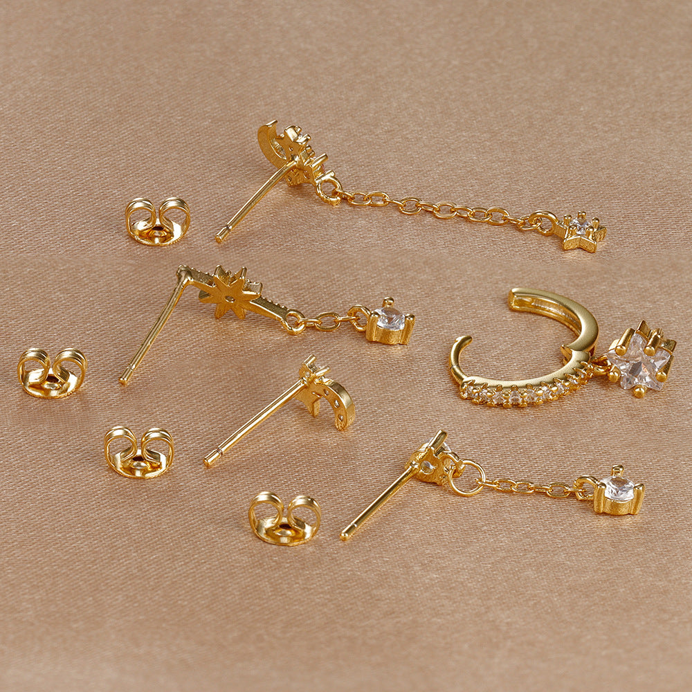 Five-piece Earings Set