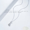 Waterdrop Necklace In S925 Sterling Silver With A Niche Design
