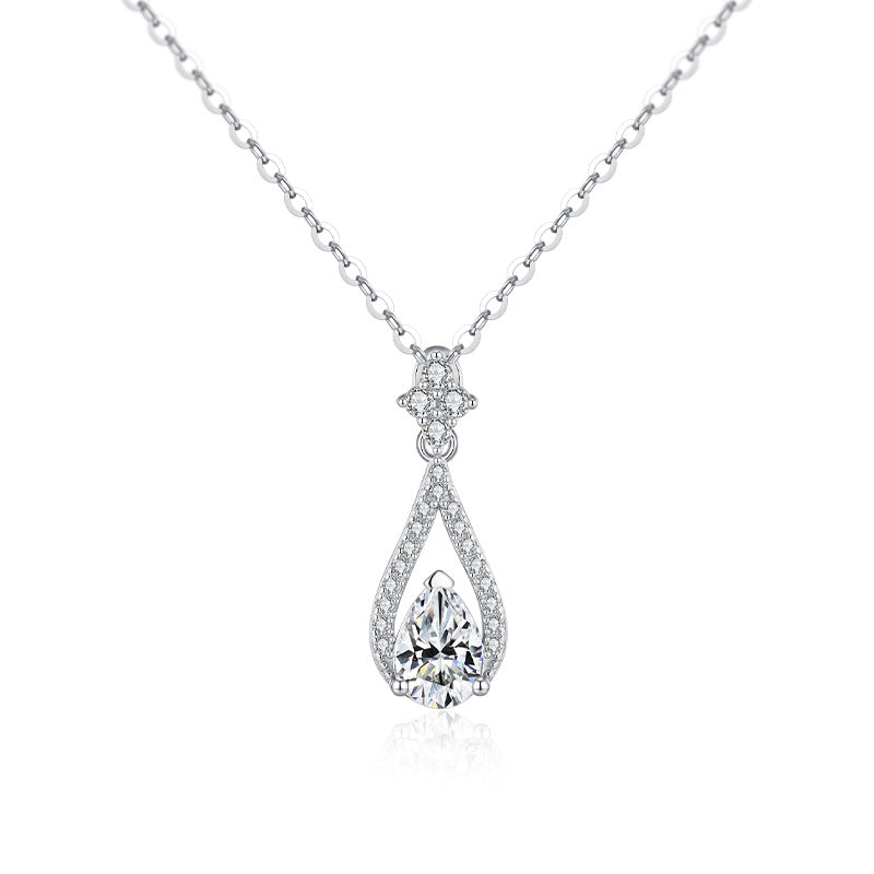 Waterdrop Necklace In S925 Sterling Silver With A Niche Design